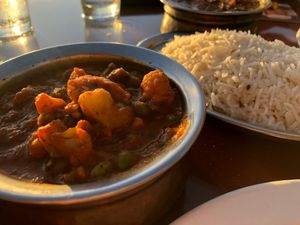 Aloo Mutter at Monsoon India in Kihei