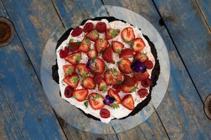 Look at those fresh fruits. at Groentje in Zwolle