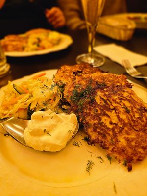 Vegane Kartoffelpuffer Draniki at Aljonuschka in Dresden