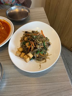 Jap chae   at Sarangchae in Nottingham