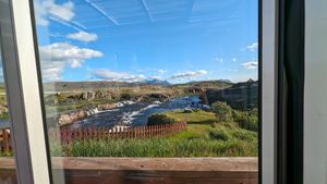 Dining view at Rock 'n' Troll Coffee House in Borgarnes