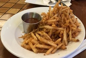 Masala fries!  at Davie Dosa Company in Vancouver