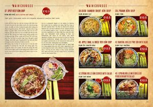 Viet 80’s Menu  at Viet 80s in Nottingham