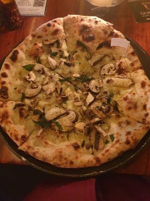 Funghi vegan pizza at Jarrah in Hillarys