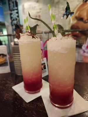 Beautifully presented, delicious cocktails at Coco Tang in Nottingham