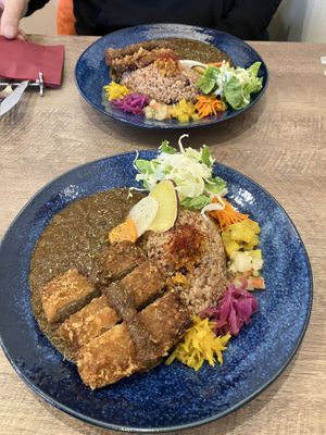   at Chabuya Curry Hall in Kagoshima