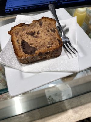 Banana bread (€2)  at Shake Café in Florence