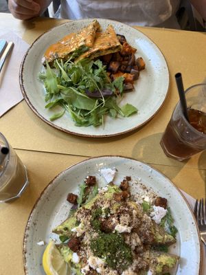 Sweet potato brunch  at Shake Café in Florence