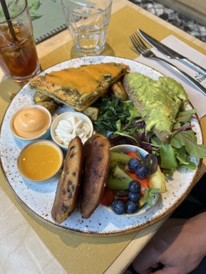 Vegan brunch combo  at Shake Café in Florence