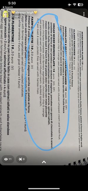   at Shake Café in Florence