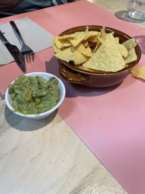 Chips & Guacamole  at Shake Café in Florence