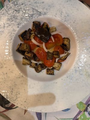 Eggplant salad at Tasting House Arsana in Omis