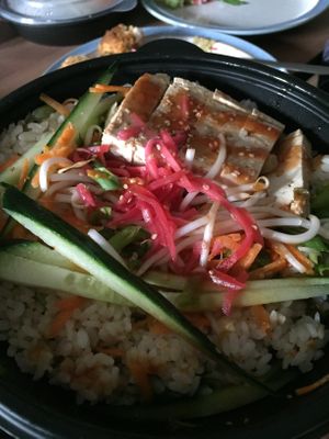 tofu donburi at Koku Shi in Inverkeithing