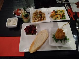 Appetiser course at Sol y Sombra Tapas Bar in Dundee