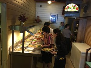 buffet style at Veggie Bunch in Richmond