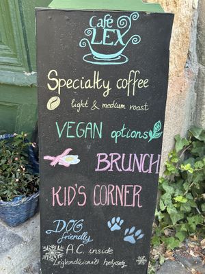  at Café Lex in Szentendre