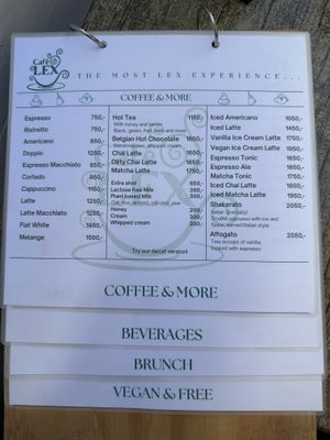 With lots of vegetal milk  at Café Lex in Szentendre