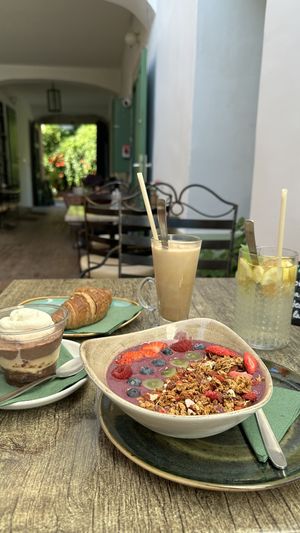 Açaí bowl  at Café Lex in Szentendre