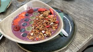 Açaí bowl  at Café Lex in Szentendre