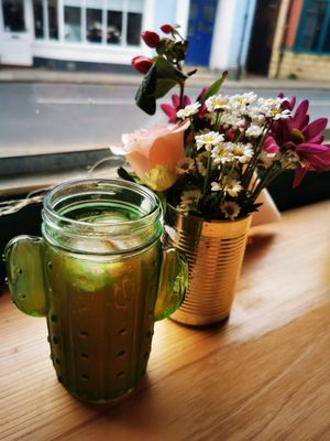 House made iced tea at Döner Bei Tante Anne in Norwich