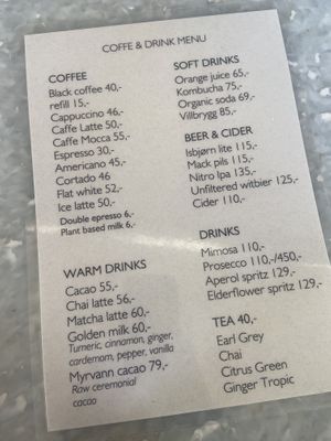   at FINT Kafé & Bar in Tromsoe