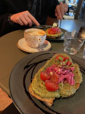 Avocado toast  at FINT Kafé & Bar in Tromsoe
