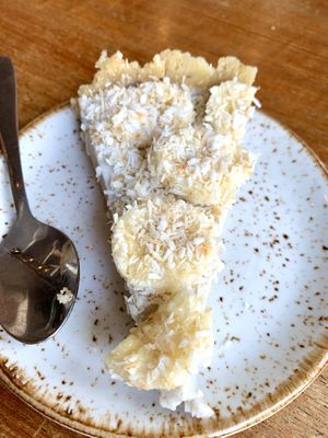 Coconut pie (test item)  at FINT Kafé & Bar in Tromsoe