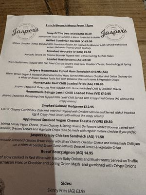   at Jasper's Coffee House in Keswick