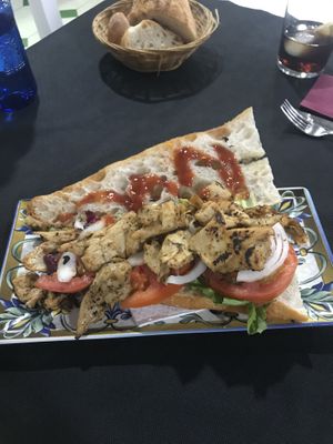 Bocadillo de Heura at Cafetería Becerra in Teruel
