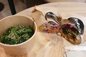 The vegan Burritos. Soo good ! at SuRolls in Hamburg