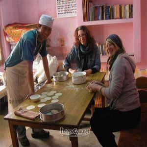  at Lhamo's Vegetarian Tibetan Cooking Classes in Dharamshala