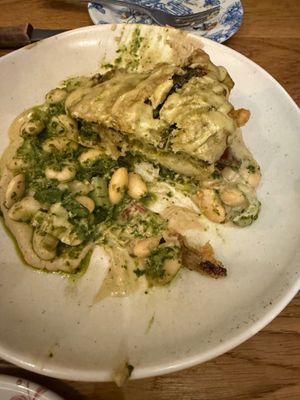 Crispy Cabbage and Beans, amazing! at Ard Bia at Nimmos in Galway