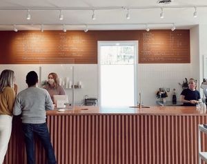 The inside  at Common Good Ice Cream Lounge in Abbotsford