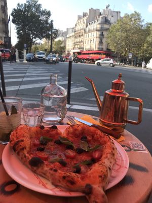 view! at Broadway Caffe in Paris