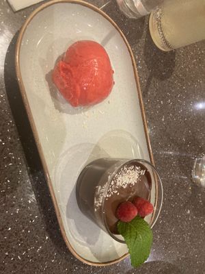 Chocolate pot at Heavenly Desserts in Nottingham