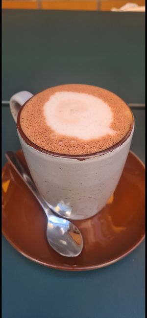 hot chocolate at Simply Coffee in Duisburg