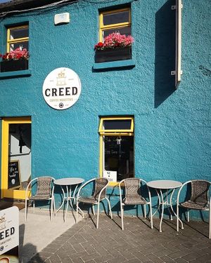 Shop front at Creed Coffee Roasters in Celbridge