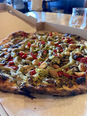 Vegan Pie  at The Wheel Apizza Pub in Eugene