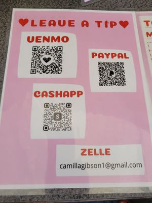 Payment options aside from cash at Camilla's Sourdough - Love Shack Cafe in Los Angeles
