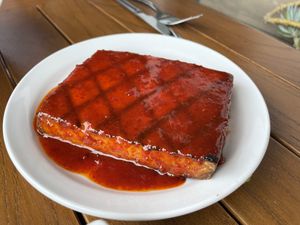 Sweet chili glazed tofu  at Garden Grille Cafe in Pawtucket