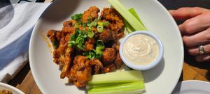 Buffalo califlower yummy at Garden Grille Cafe in Pawtucket