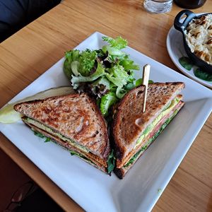 Tofu BLT - very nice presentation! at Garden Grille Cafe in Pawtucket
