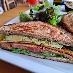 Tofu BLT+ Avocado add-on 🥑 😋 at Garden Grille Cafe in Pawtucket