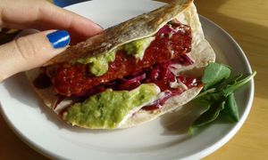 Korean tacos at Garden Grille Cafe in Pawtucket