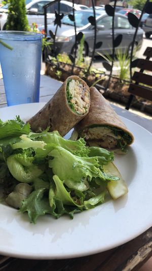 Chick un salad wrap  at Garden Grille Cafe in Pawtucket