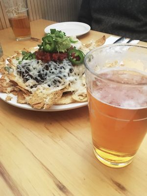 vegan nachos! at Garden Grille Cafe in Pawtucket