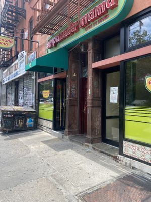 Outside  at Empanada Mama in New York City