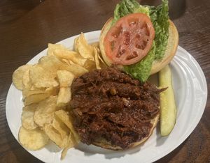 New BBQ Jack Sandwich   at Alcona Brew Haus in Harrisville
