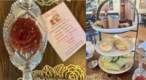 Afternoon Tea (once a month & have to make a reservation & notify that you’re vegan)   at Alcona Brew Haus in Harrisville