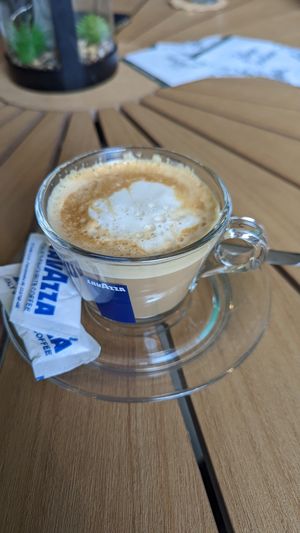 Cappuccino  at Zelena Sredina in Sarajevo